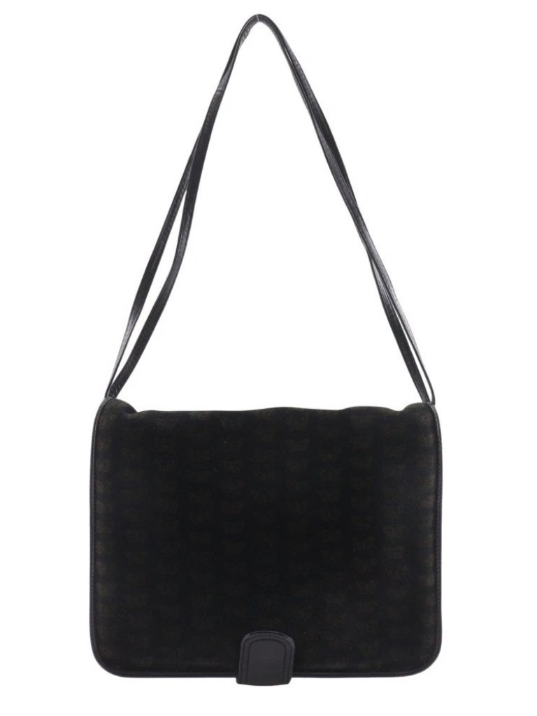 Bottegaveneta 2wayshoulder Tote Bag Butterfly Pattern Black Suede Butterfl...